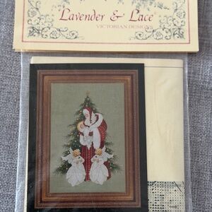 Lavender & Lace Victorian Christmas Cross Stitch Instructions